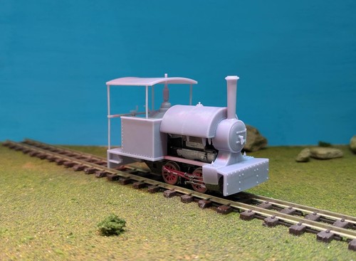 O-16,5 7mm Schmalspur Bagnall No 2518 "J C grau" für Hornby Peckett W4 Chassis | Condition: New