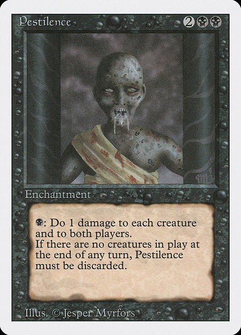 Pestilence NonFoil Revised Edition 122 NM MTG