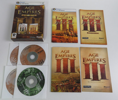 Age of Empires III  + The Warchiefs - Gold Edition - PC - CIB - Komplett