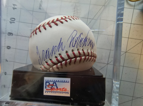 PSA DNA Frank Robinson Autographed Baseball SSB Sweet Spot Mint + 9.5