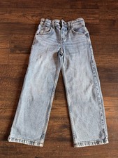 Cat  Jack Boys Straight Light Blue Jeans 5T Stretch Elastic Adjustable Waist