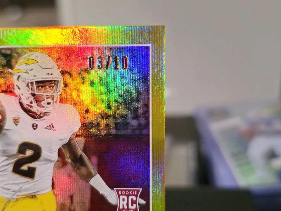 2020 Panini Chronicles Absolute Draft Picks Gold #7 Brandon Aiyuk RC #03/10 🔥 - Image 4 of 4