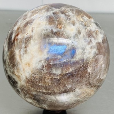 Natural Gray moonstone sphere quartz Crystal ball Healing 3320G (7.32LB)