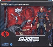 G.I. Joe Classified Series  196 Professor Rottclaw & Cobra Deinonychus Figures