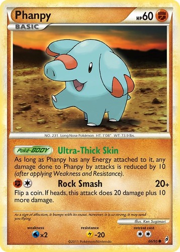 Phanpy Normal [CL - 66/95] LP PokemonCall of Legends