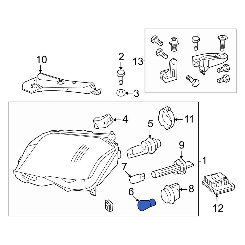 For Mercedes-Benz SLC43 AMG 2017-2020 Mercedes-Benz Turn Signal Light Bulb - Изображение 4 из 4