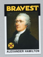 2009 Topps Heritage Alexander Hamilton Chrome Card #C40 SN 1395/1776