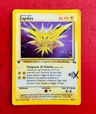 Lotto Carte Pokemon Zapdos 15/62 Holo  Fossil Ita Prima Edizione