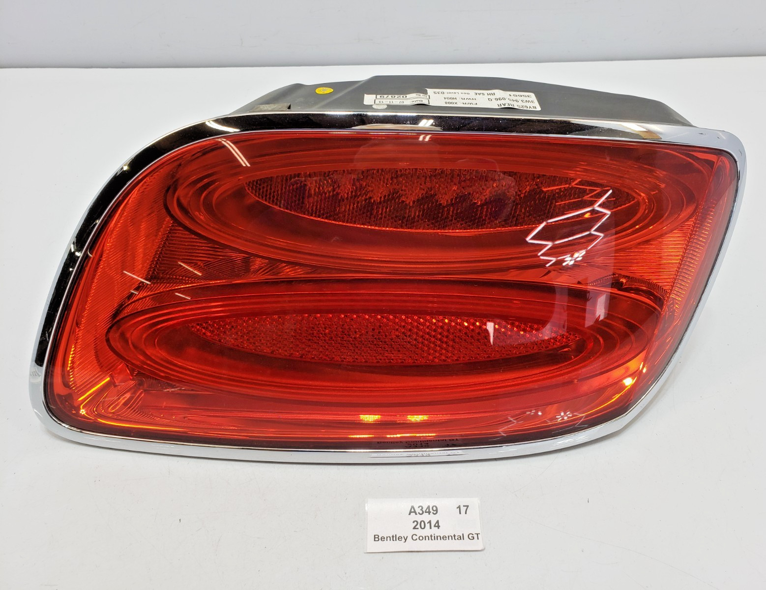 ✅ 13-18 OEM Bentley Continental GT Rear Right Passenger Side Tail Light Lamp LED