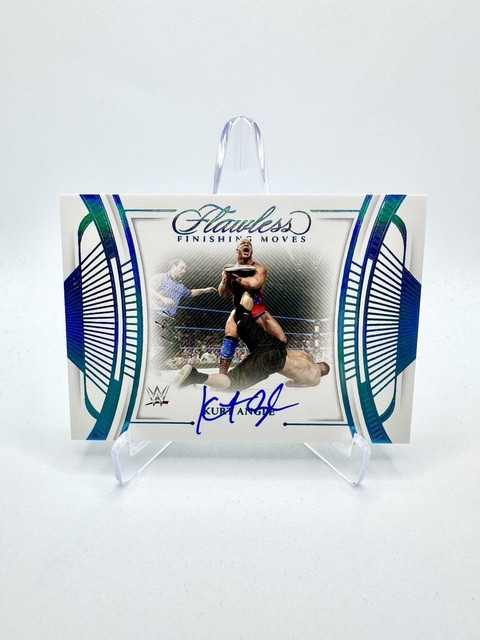 2024 Panini Flawless WWE - Kurt Angle Flawless Finishing Moves Auto 1/1!
