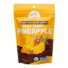 Ananas Sec Bio Trempé Dans Du Chocolat Noir 3 Oz