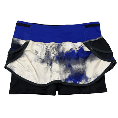 LULULEMON Run: Speed Squad Skirt Size 4 Milky Way Multi Print
