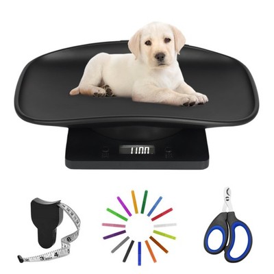 Puppy Scales for Weighing, Digital Pet Scale for Newborn Cat Puppies, Portabl...