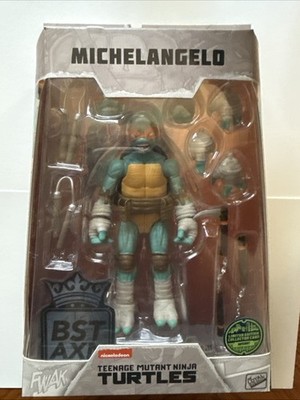 BST AXN Teenage Mutant Ninja Turtles Michelangelo New Mint In Box! Action Figure