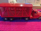 VINTAGE RED TONKA LIVESTOCK TRACTOR TRAILER