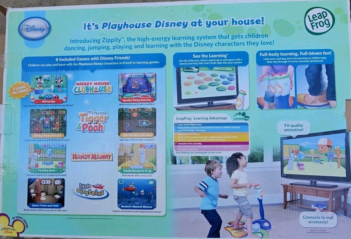 LeapFrog Disney's Zippity Learning System 2 Cartridges for sale