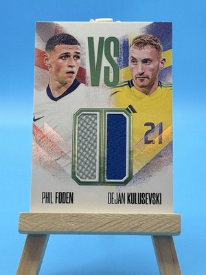 Phil Foden & Dejan Kulusevski | 2025 Futera FX VS Patch 3/3 Man City & Tottenham