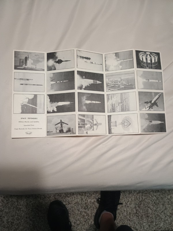 Space Defenders Card Sheet Patrick Air Force Base Port Canaveral Kennedy Missile