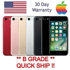UNLOCKED / AT&T / T-Mobile Apple iPhone 7 64GB 128GB 256GB Smart Phone *B GRADE