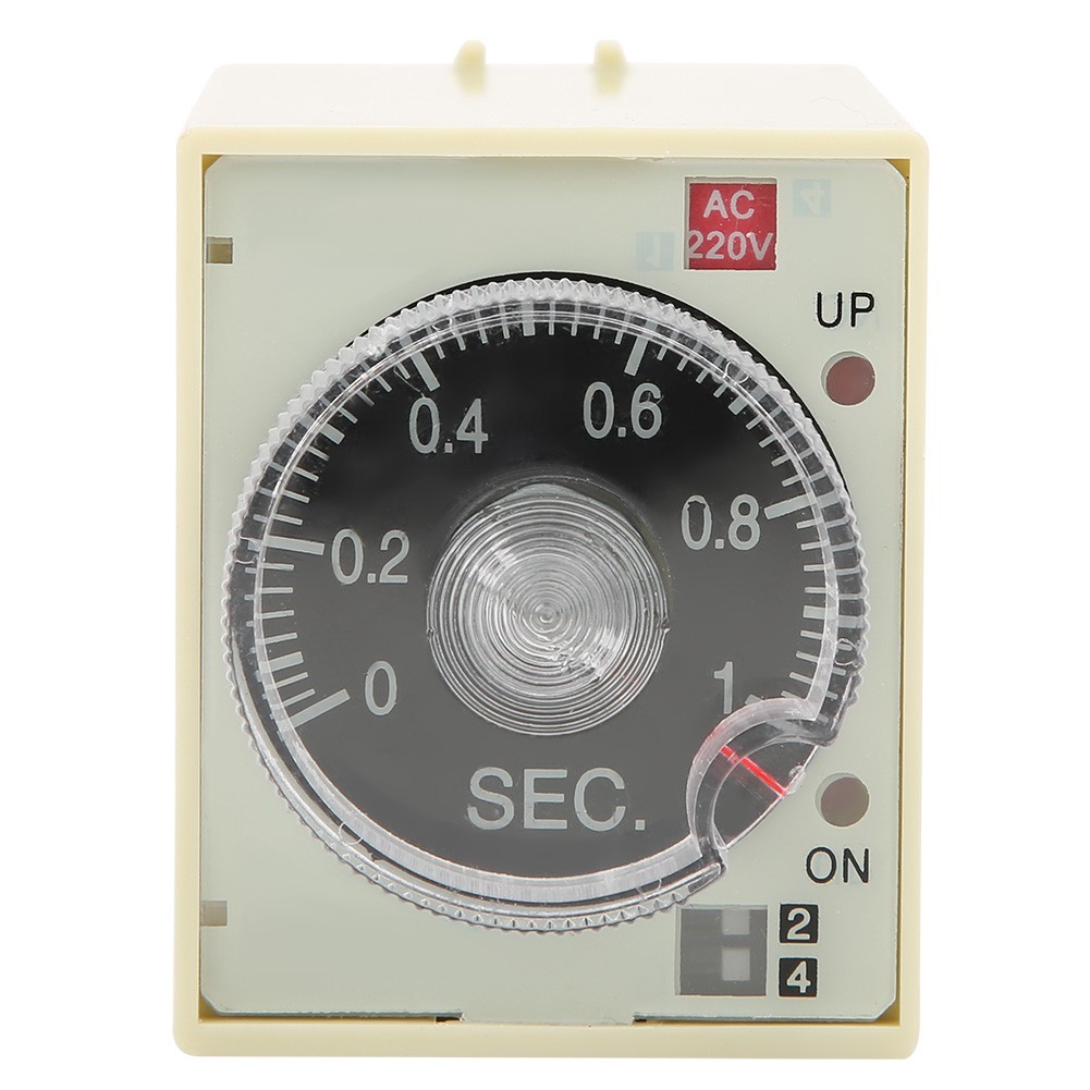 Delay Relay Adjustable Knob Anti Interference PC Shell ST3PA B AC220V