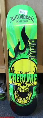 Bill's Wheels X Creature Union skateboard deck