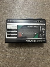 Sony Walkman WM-F18 Portable Cassette Player FM/AM Stereo Auto Reverse Dolby NR