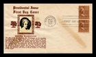 DR JIM STAMPS US COVER MARTHA WASHINGTON PRESIDENTIAL COIL FDC CROSBY PHOTO