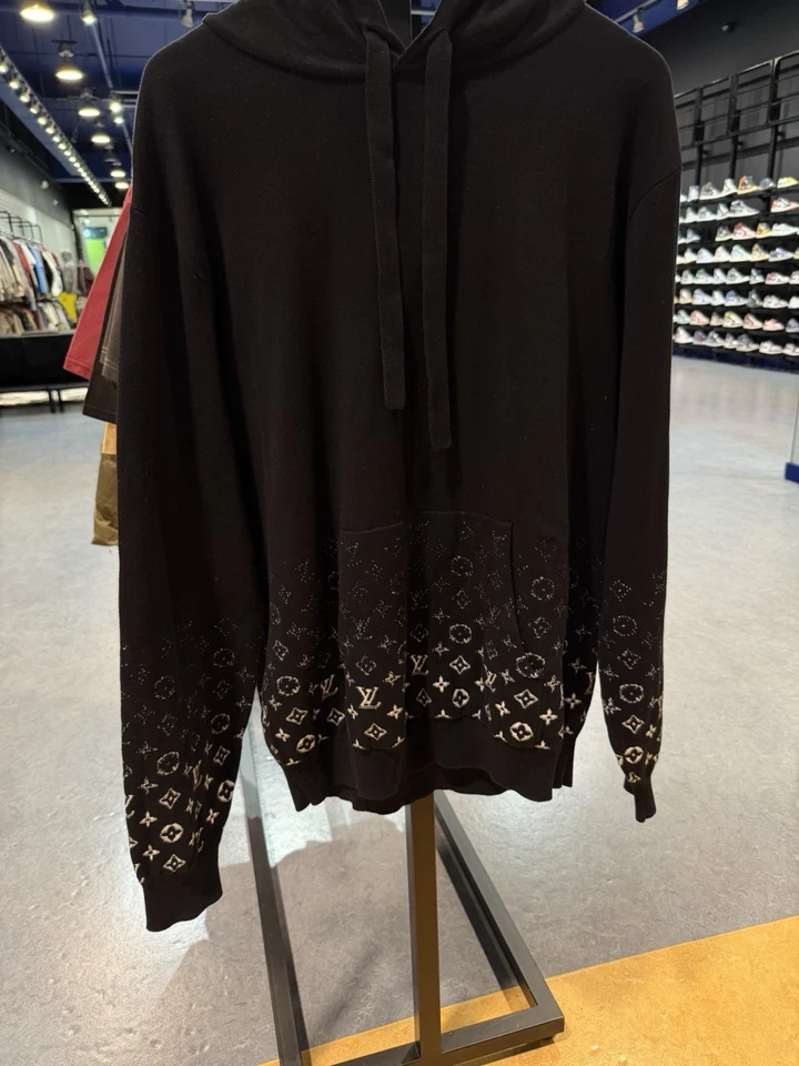 Talla XL - Louis Vuitton Monograma Gradiente Sudadera con Capucha Muy Limpia Auténtica $1250 Foto 3 de 4