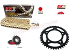 Honda CBR600 F  FA  EK Gold X-Ring Chain and JT RB Black Sprocket Kit 11 to 2014