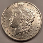 1896 Silver Morgan Dollar $1 90% Silver Gem FREE SHIPPING