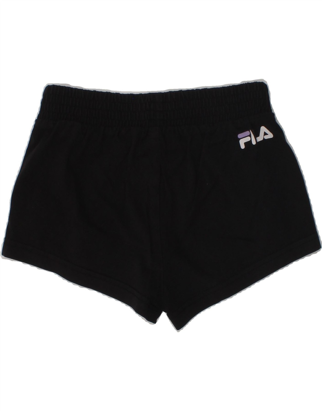Pantaloncini sportivi FILA bambina grafica 7 8 anni W22 cotone nero AN13
