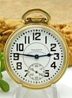 Antique Waltham Vanguard 23 jewel 16 size Railroad Pocket watch 10K rgp M 1899