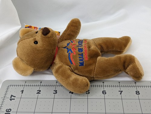 Peluche de oso pardo de 8 pulgadas Mary Meyer 1997 Mall of America - Imagen 7 de 7