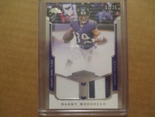 DANNY WOODHEAD Ravens 2017 Panini Plates & Patches Dual PATCH card #7/25
