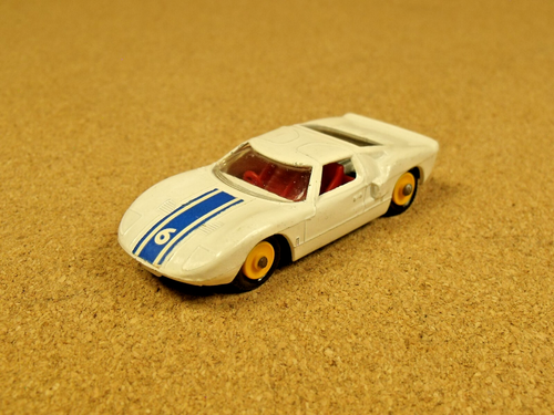 VECCHIA SCATOLA FIAMMIFERI VINTAGE LESNEY # 41 FORD GT OTTIME CONDIZIONI - Foto 4 di 10