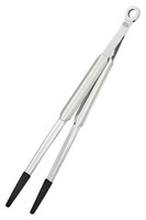 RÖSle Spitzzange KüChenpinzette Antihaft Edelstahl Silikon Schwarz L 32 Cm