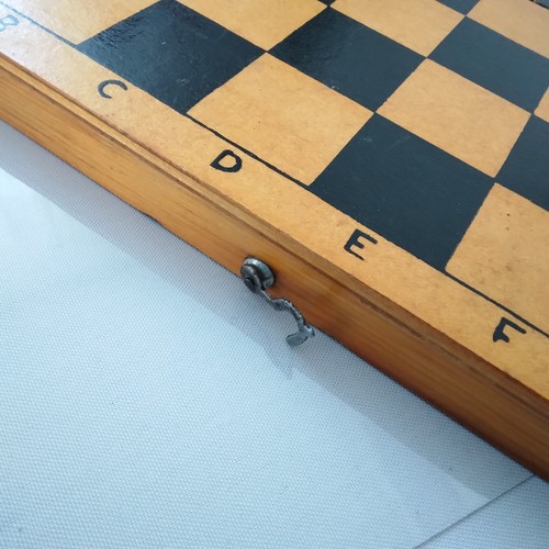 Vintage wooden chess pieces of the Soviet period - Picture 24 of 24