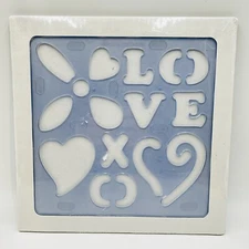Creative Memories Love Pattern Creative Cuts Collection Paper Heart XO 0111