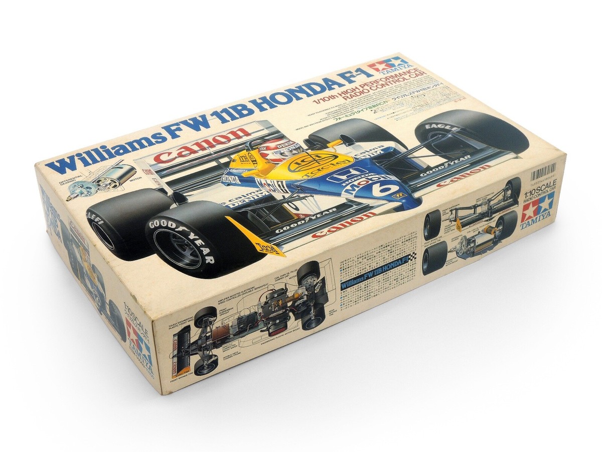 Tamiya Vintage 1/10 RC Williams FW-11B Honda F-1 #58069 RW