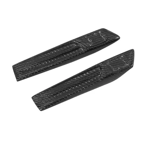 For Nissan GTR R35 Carbon Fiber Fender Vents Scoops With Side Covers 4pcs - Picture 6 of 9