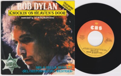 Bob DYLAN * Knockin' On Heaven's Door * 1980 ITALY 45 *