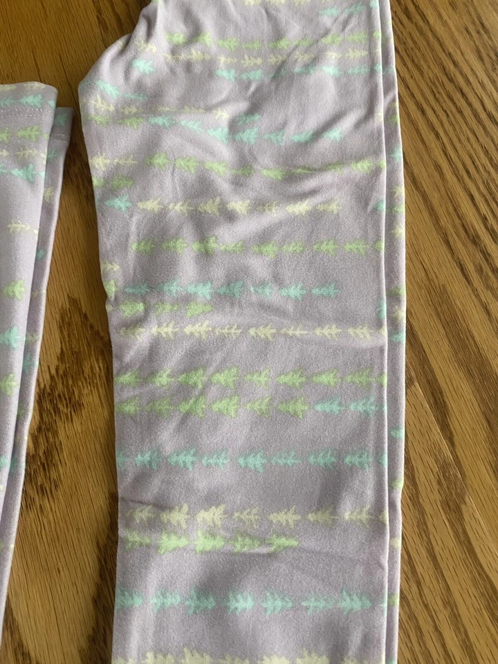 LuLaRoe Mommy and Me Leggings Pascua Púrpura Flechas TC & Niños S/M NUEVO Conjunto Foto 3 de 4