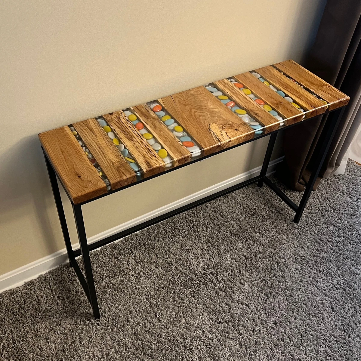 Pallet wood 2024 console table