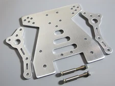 Aluminum Front Tower + Rear Shock Mount Tamiya 1/10 RC Blackfoot Monster Beetle