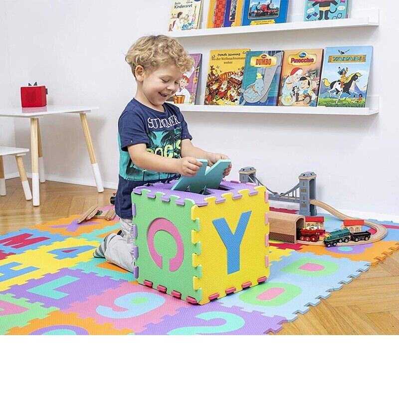 Spielmatte 36tlg Spielteppich Puzzlematte Kinderteppich Matte Schutzmatte EVA DE