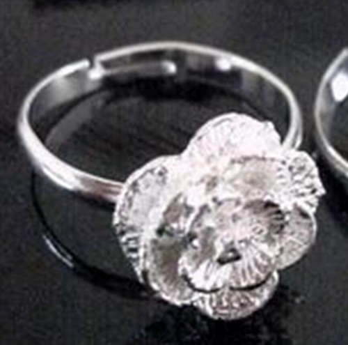 Muy bonito ajustable brillante color plata rosa | eBay