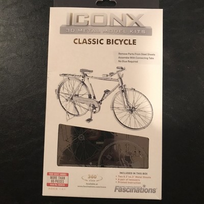 Classic Bicycle ICONX 3D Metal Model Kit Fascinations ICX020 