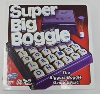SUPER BIG BOGGLE Biggest Boggle Game EVER 100% Complete Hasbro/Winning Moves