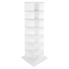 7-Tiers Rotating Shoe Rack Storage Shelves 360 Degree Rotating Shoe Tower Rack