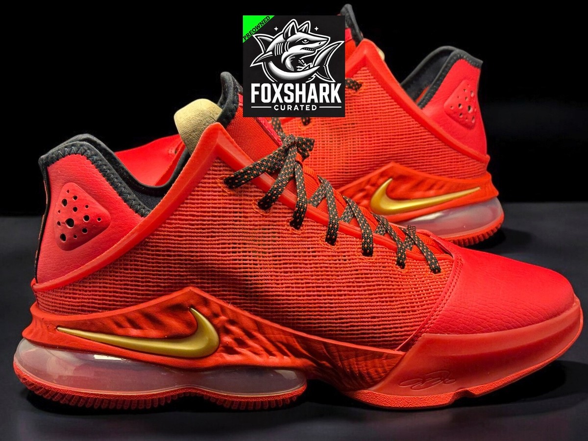 Size 12.5M Nike LeBron XIX 19 Low Crimson Red DO9829600